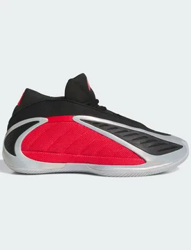 SCARPE ANTHONY EDWARDS 2 44 2/3 Silver Metallic / Pure Ruby / Core Black - Adidas - FashionsVida