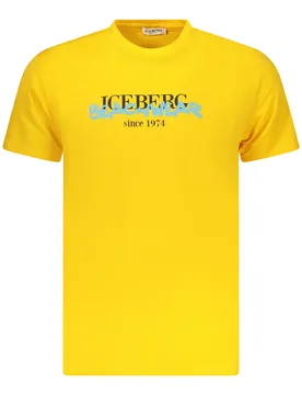 Herren Kurzarm-T-Shirt Gelb ICE3MTS01_GIYELLOW