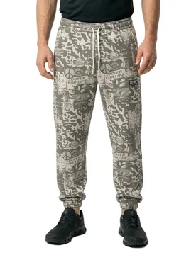 Pantaloni Sportivi Peace Within All Over Print Light Grey 2XL