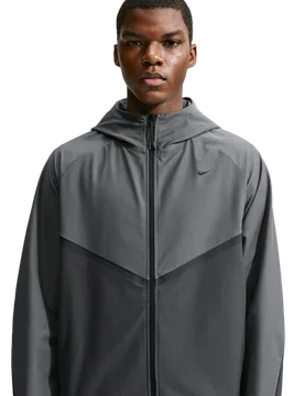 Tech Men Hoodies - Grey - Size L - Poly Woven - Grey - Size: Large - Nike - FashionsVida