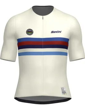 Maillot à Manches Courtes Uci World Champion Britain 2025 - Santini - FashionsVida
