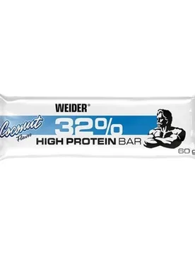 Barrita de proteína 32% Protein Bar Coco 60g - Weider - FashionsVida