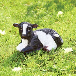 Deko-Kalb "Butterblümchen" 11 x 17,5 x 10 cm