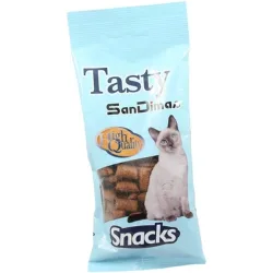 Snack para gatos adultos Rellenito Crunch salmón 50 g