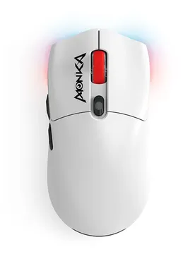 Souris De Jeu Sans Fil Guru White One Size unisex