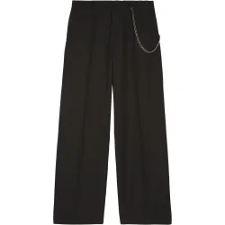 Pantalones anchos de hombre con cadena