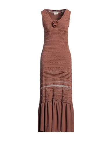 Maxi-Kleid Damen Braun 40 Damen - Sandro - FashionsVida