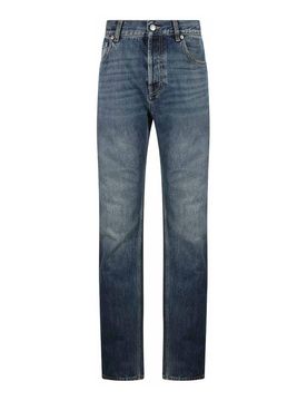 Jeans in denim di cotone