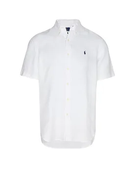 Chemise en lin blanc M - Ralph Lauren - FashionsVida