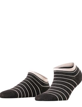 Stripe Shimmer Damen Sneakersocken