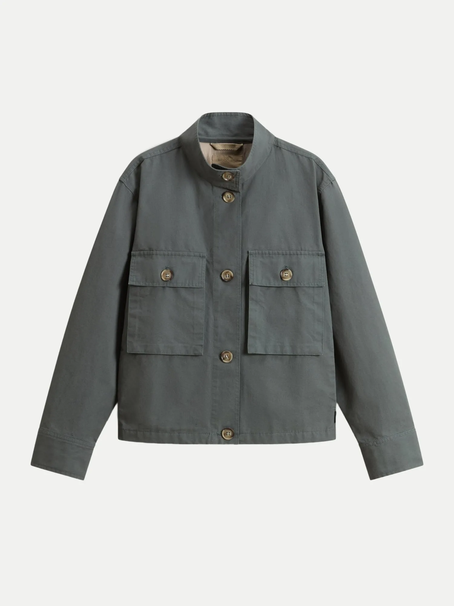 WOOLRICH Overshirt Canvas Grün L - Woolrich - FashionsVida