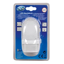 LED-Nachtlicht mit Bewegungsmelder & Dämmerungssensor weiß