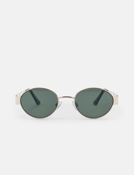 Occhiali Da Sole Ovali Metallizzati
