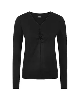 T-shirt à manches longues noir 36 - Marc cain - FashionsVida