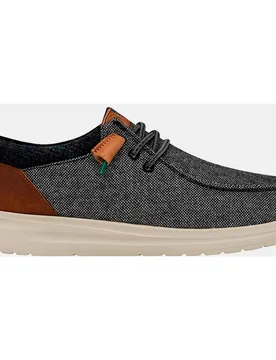 Zapatos de cordones de hombre de lana con cordones elásticos - HeyDude - FashionsVida