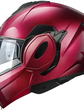Casco Moto Modulare P/J KV55 Bordeaux Lucido taglia L - Kappa - FashionsVida