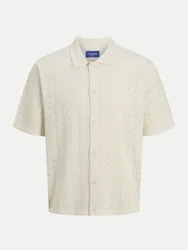 Poloshirt Gestrickt Beige XXL