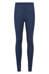Merino II Womens Base Layer Pants - Navy - Navy - Size: 12