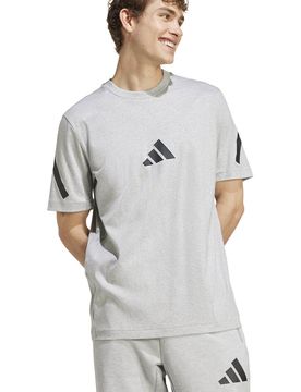 Zne camiseta manga corta hombre Gris (M)