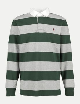Polo Rugby Long Sleeve Grün XXL
