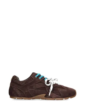 Women's 'Aziel Dark Brown' Suede Leather Trainers in Dark Brown Size: 6 - Dark Brown - Size: 6 - Steve madden - FashionsVida