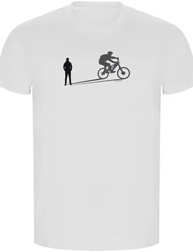 Maglietta A Maniche Corte Shadow Mtb Eco White - Kruskis - FashionsVida