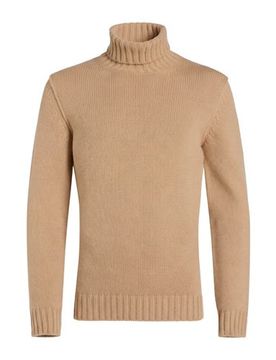Rollkragenpullover Herren Kamel 48 Herren