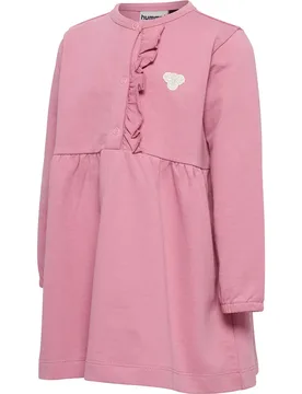 Robe à Manches Longues Mini Reg Placket Polignac 62 cm Fille - Hummel - FashionsVida