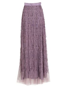Falda larga Mujer Morado 34,36 Mujer