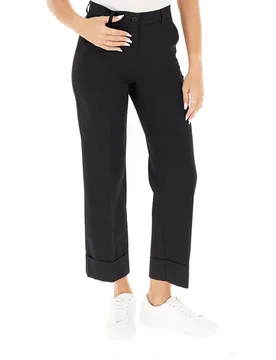 LINKS Pantalone wide leg NERO 42 - 2 LINKS - FashionsVida