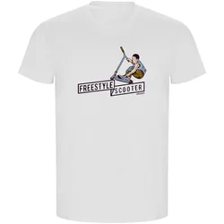 T-shirt à Manches Courtes Freestyle Scooter Eco White 3XL ,Femme