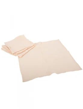 Er Set Baumwoll-Gaze Servietten Blush 40 x 40 cm waschbar Boho - ARTYFETES - FashionsVida