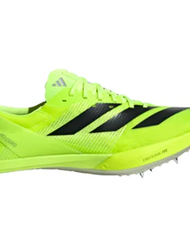 ADIZERO FINESSE Leichtathletik-Schuhe Unisex Lucid Lemon/Carbon Black/Halosilver 38 2/3 - Adidas - FashionsVida