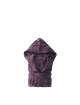 Accappatoio in cotone MELANZANA S-M