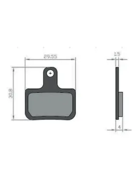 Pastiglie freno E-BIKE semimetallche SRAM LEVEL T TL Ultimate Force AXS - Brenta - FashionsVida