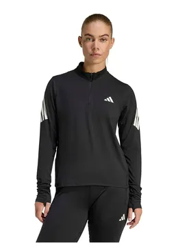 Felpa Con Mezza Zip Adi365 Iconic Running Black S