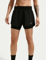 One Dri-FIT High Waisted 2-in-1 Shorts Black Mix female