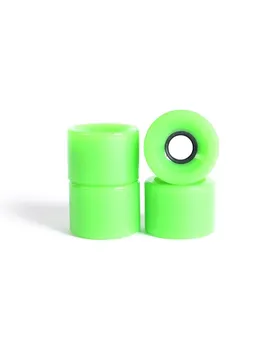 Roues De Skateboard Longboard Neon Green 60 x 44 mm unisex