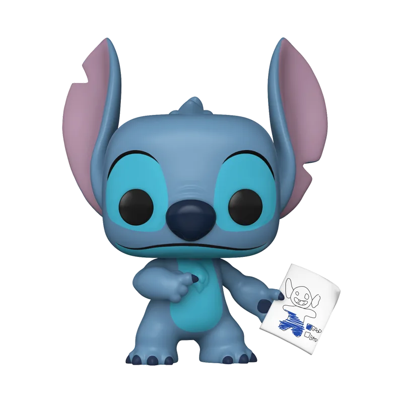POP! Disney - Lilo & Stitch #1744 Stitch with Mood Chart - Funko - FashionsVida