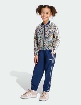 TRACK SUIT SET SST LOOSE CROPPED 7-8A Blue / Night Indigo / Night Indigo