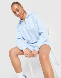 Womens Felpa con Cappuccio Full Zip Pipe - Blu, blu blu Donna taglia S