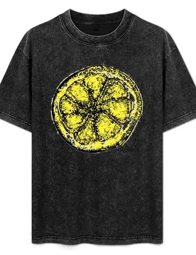 Yellow Lemon T-Shirt Simple Trendy Casual T-Shirt - Aliexpress - FashionsVida