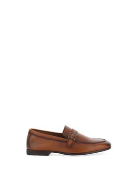 Mocassini Pelle Fibbie COGNAC 43