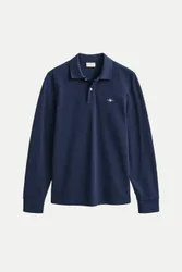 Regular-Fit Rugger Piqué Blau XXL