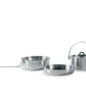 Kochset Camp Set Large stainless steel Default Title adult