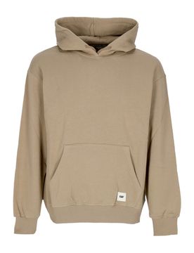 Felpa Cappuccio Uomo Label Logo Hoodie Lemon Pepper