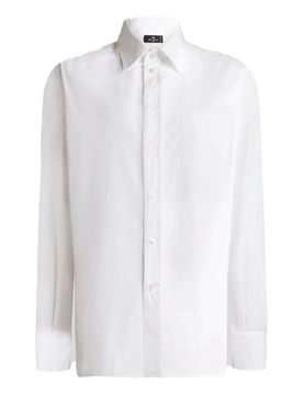 Camicia ampia con stampa sul r