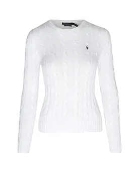 Pullover Slim Fit JULIANNA bianco M - Ralph Lauren - FashionsVida