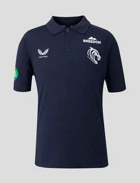 Leicester Tigers Junior 2026/27 Travel Polo NAVY JS Unisex - Castore - FashionsVida
