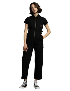 Combinaison à Manches Courtes Line Up Utility Black S - Santa Cruz - FashionsVida